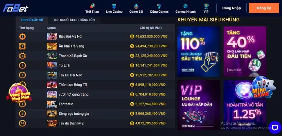 Hoàn trả casino ppg66 nhà cái